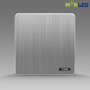 Bộ công tắc đơn 2 chiều UTEN S300-Màu xám