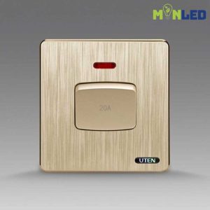 Công tắc bình nóng 20A UTEN S300-Màu vàng