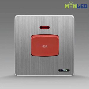 Công tắc bình nóng 45A UTEN S300-Màu xám