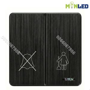 Công tắc xin đừng làm phiền, xin dọn phòng UTEN S300 - Black