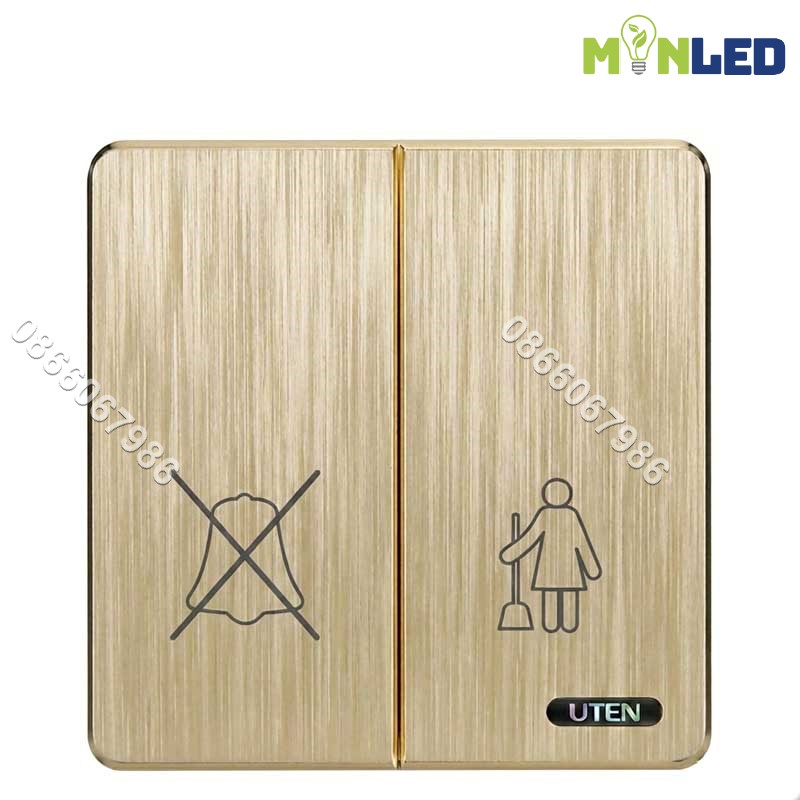 Công tắc xin đừng làm phiền, xin dọn phòng UTEN S300 - Gold
