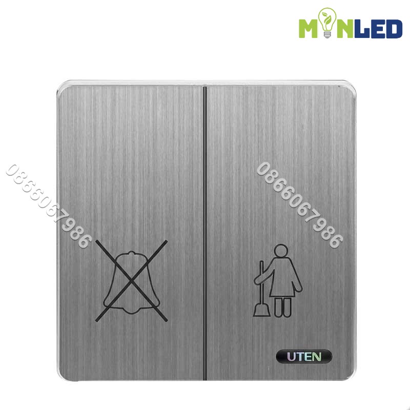 Công tắc xin đừng làm phiền, xin dọn phòng UTEN S300 - Gray