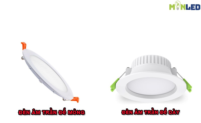 Đèn LED âm trần đế dày và đế mỏng nên chọn loại nào Hướng dẫn chọn đúng từ chuyên gia