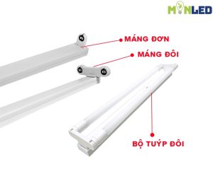 Đèn tuýp LED đôi là gì Giải pháp chiếu sáng tối ưu cho không gian rộng