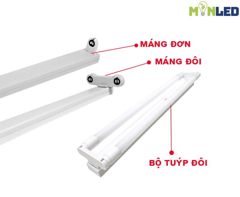 Đèn tuýp LED đôi là gì Giải pháp chiếu sáng tối ưu cho không gian rộng