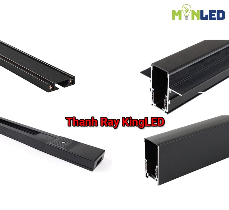 Hệ ray thường và ray nam châm KingLED