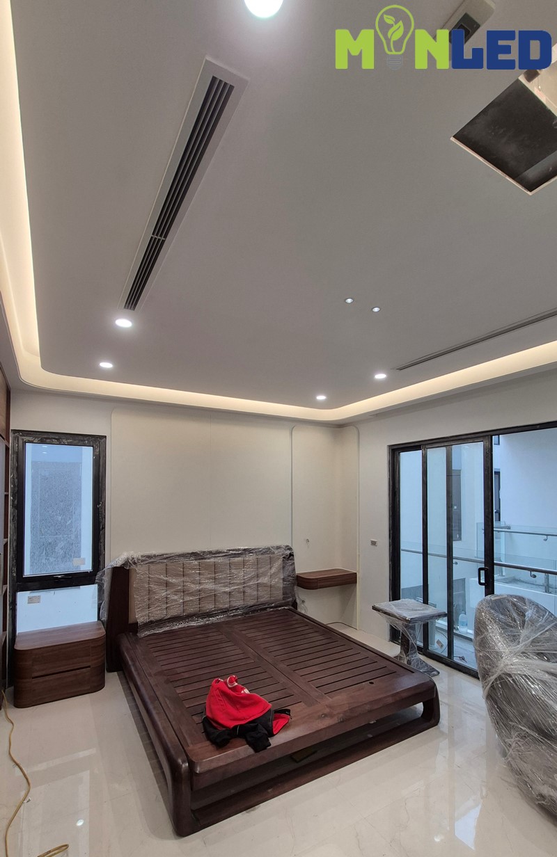 Hình ảnh thực tế công trình sử dụng đèn led âm trần