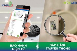 Hướng dẫn kiểm tra đèn chính hãng và tem kích hooạt bảo hành đèn KingLED