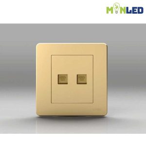 Ổ cắm điện thoại đôi UTEN Q7