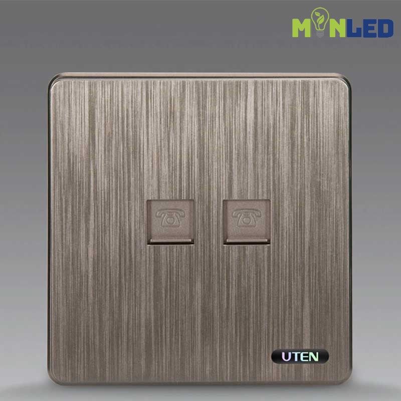 Ổ cắm điện thoại đôi UTEN S400