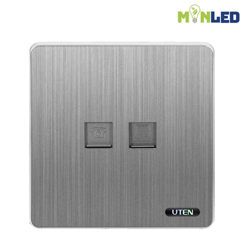 Ổ cắm điện thoại + mạng UTEN S300