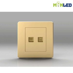 Ổ cắm điện thoại+mạng UTEN Q7