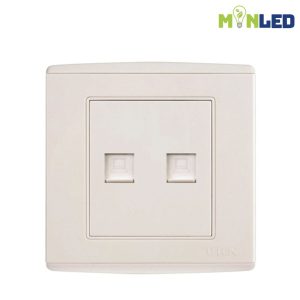 Ổ cắm mạng đôi UTEN V4.0