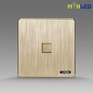 Ổ cắm mạng đơn UTEN S300-Màu vàng