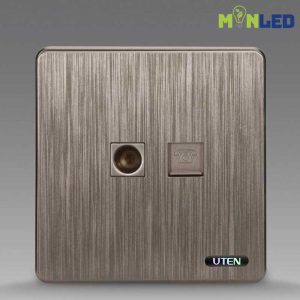 Ổ cắm tivi + điện thoại UTEN S400
