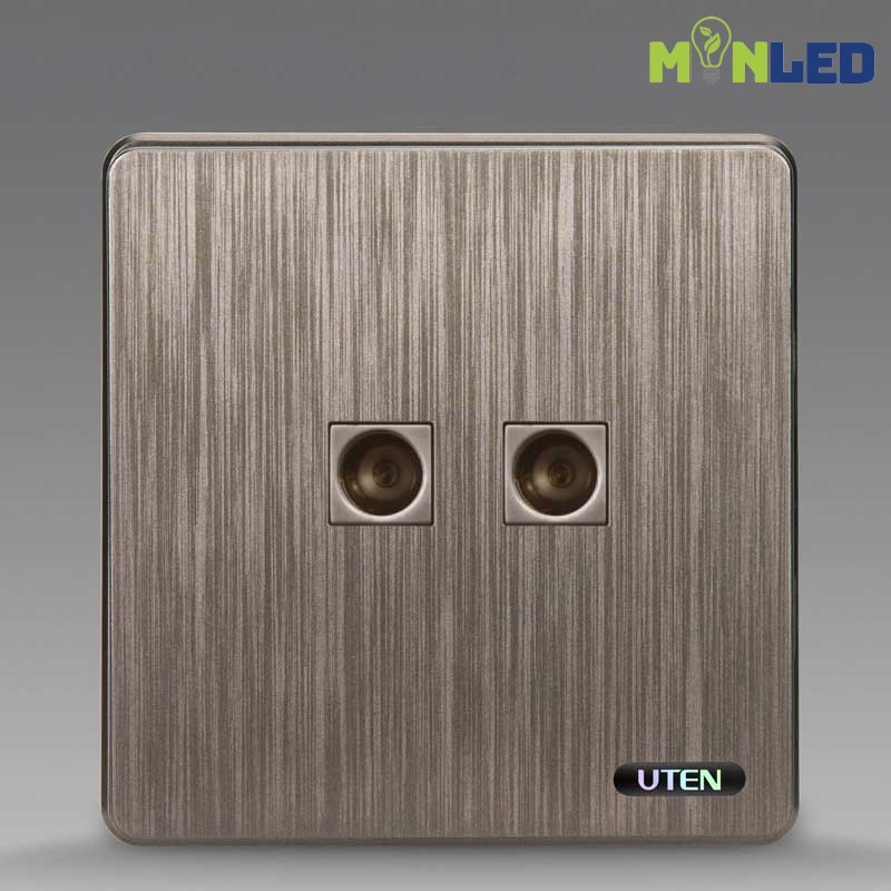 Ổ cắm tivi đôi UTEN S400