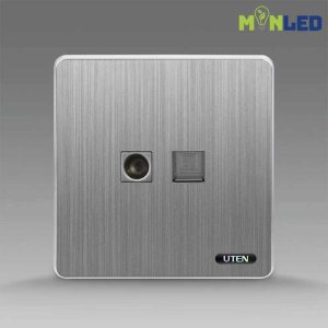 Ổ cắm tivi + mạng UTEN S300