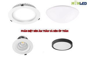 Phân biệt đèn ốp trần và đèn âm trần – Đâu là lựa chọn phù hợp nhất cho không gian của bạn