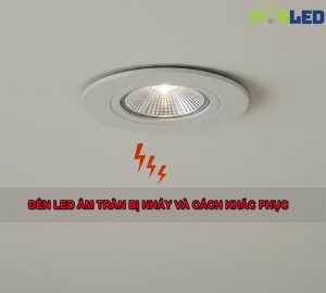 den led am tran bi nhap nhay