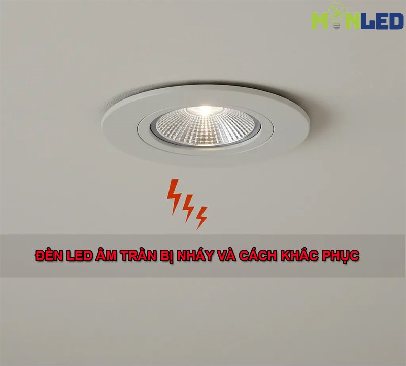 den led am tran bi nhap nhay