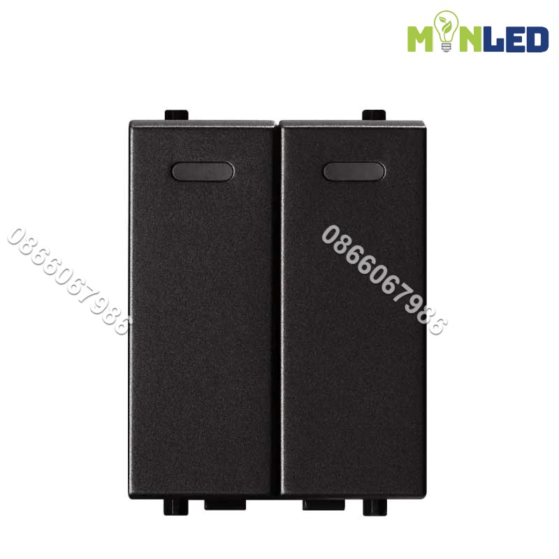 Công tắc đôi 1 chiều cỡ XS UTEN A8.1