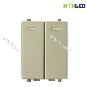 Công tắc đôi 1 chiều cỡ XS UTEN V9.1