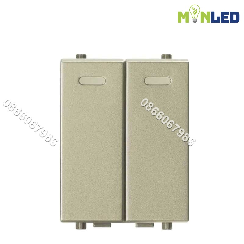 Công tắc đôi 2 chiều cỡ XS UTEN V9.1