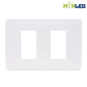 Mặt chữ nhật cho 2 thiết bị cỡ S UTEN Q120B