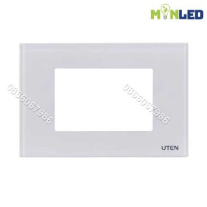 Mặt chữ nhật cho 3 thiết bị cỡ S UTEN Q120 - Trắng