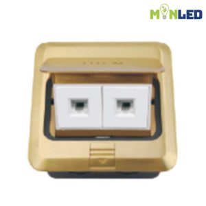 Ổ âm sàn UTEN điện thoại + mạng S-TELPC-G