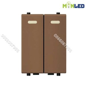 Công tắc đôi 1 chiều cỡ XS UTEN V7.1