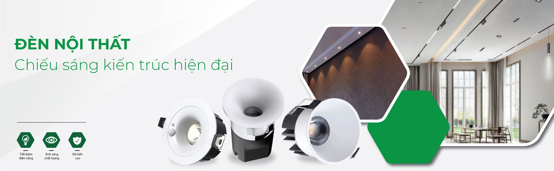 Slide đèn LED âm trần GS Lighting