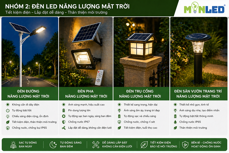 Đèn năng lượng mặt trời đang được sử dụng phổ biến trong chiếu sáng sân vườn nhờ tiết kiệm điện