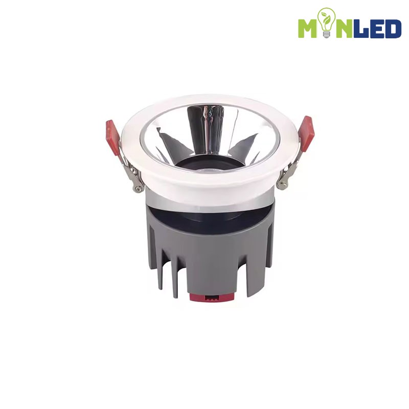 Đèn âm trần chiếu điểm Phillips OEM KLS06A-Chóa Bạc