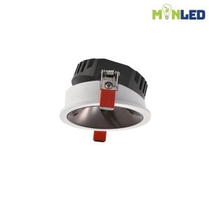 Đèn âm trần chiếu điểm đế thấp Philips OEM KLS06T-Chóa đen
