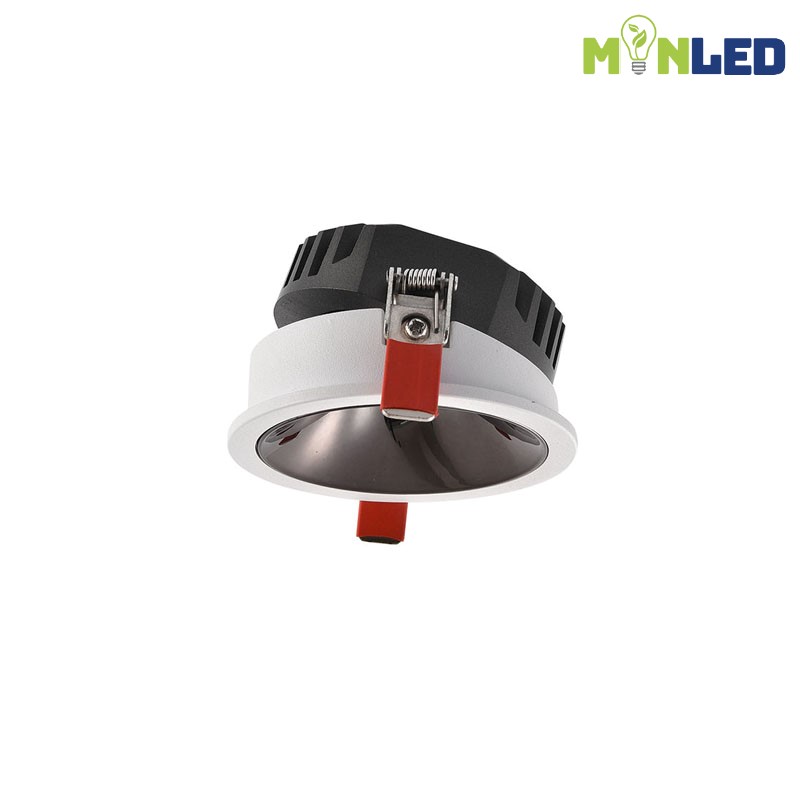 Đèn âm trần chiếu điểm đế thấp Philips OEM KLS06T-Chóa đen