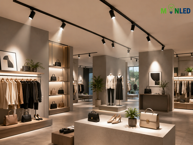 Đèn rọi ray showroom góp phần làm nổi bật sản phẩm, gia tăng nhu cầu mua sắm của khách hàng Đèn rọi ray showroom góp phần làm nổi bật sản phẩm, gia tăng nhu cầu mua sắm của khách hàng