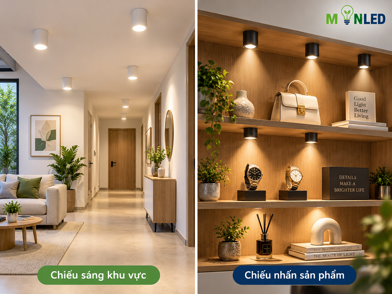 Đèn ống bơ được ứng dụng trong nhiều không gian tùy thuộc vào nhu cầu của người sử dụng