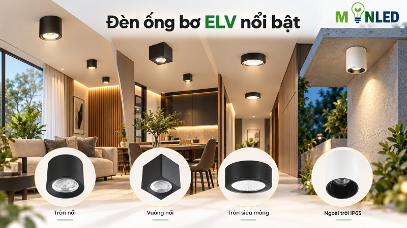 Ống bơ ELV nổi bật với dáng vuông và mẫu chống nước ngoài trời Ống bơ ELV nổi bật với dáng vuông và mẫu chống nước ngoài trời